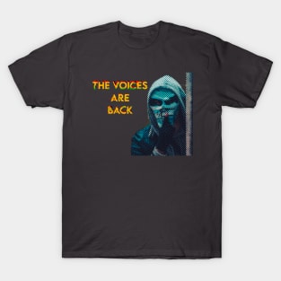 Fasbytes The Voices Are Back Mental Health T-Shirt